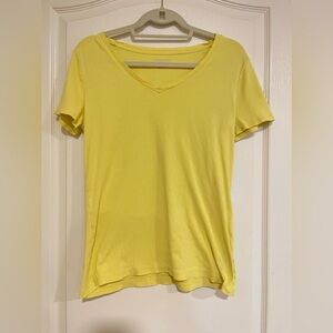 Merona yellow v-neck t-shirt​​​​​​​